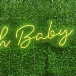 NEON OH BABY (Color Changeable) - neon oh baby color changeable - 3    - Leona Party and Home