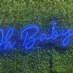 NEON OH BABY (Color Changeable) - neon oh baby color changeable - 5    - Leona Party and Home