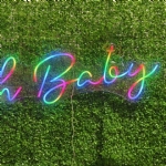 NEON OH BABY (Color Changeable) - neon oh baby color changeable - 6    - Leona Party and Home