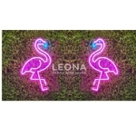 NEON PAIRED FLAMINGO - neon paired flamingo - 1    - Leona Party and Home