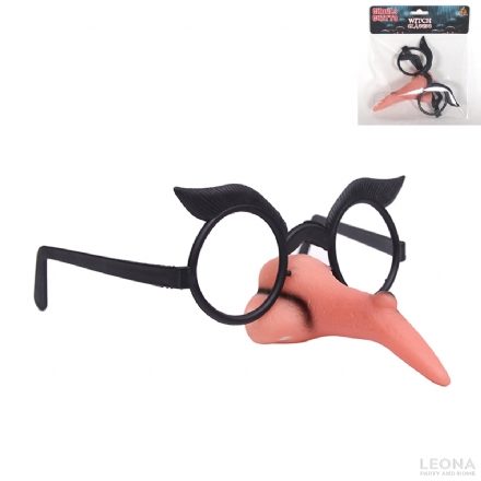 NOVELTY WITCH GLASSES - Leona Party and Home