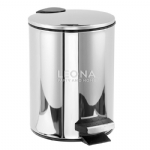 PEDAL BIN STAINLESS STEEL 3L - pedal bin stainless steel 3l - 2    - Leona Party and Home
