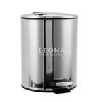 PEDAL BIN STAINLESS STEEL 5L - pedal bin stainless steel 5l - 1    - Leona Party and Home