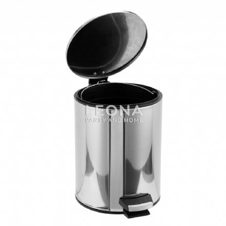 PEDAL BIN STAINLESS STEEL 5L - Leona Party and Home