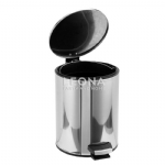 PEDAL BIN STAINLESS STEEL 5L - pedal bin stainless steel 5l - 2    - Leona Party and Home