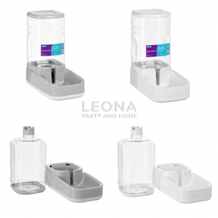 PET WATER DISPENSER 3.8L 29X16X32CM 2 ASSTD - pet water dispenser 38l 29x16x32cm 2 asstd - 1    - Leona Party and Home