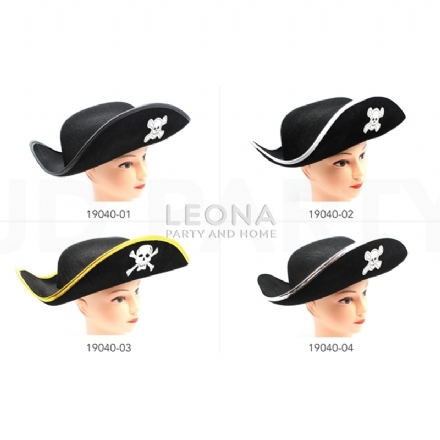 PIRATE HAT (ADULT) - pirate hat adult - 1    - Leona Party and Home