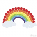 Rainbow Shape Balloon Garland(L) - rainbow shape balloon garlandl - 1    - Leona Party and Home