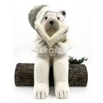 READING BEAR 50X38X54CM LGE - reading bear 50x38x54cm lge - 1    - Leona Party and Home