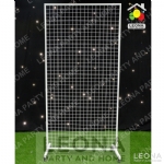 RECTANGLE MESH STAND - rectangle mesh stand - 1    - Leona Party and Home
