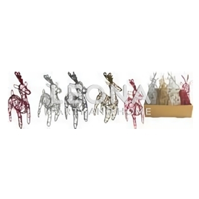 REINDEER TABLE DECOR 19CM MIX - reindeer table decor 19cm mix - 1    - Leona Party and Home
