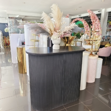 Ripple Plinth Bar Table - Leona Party and Home