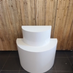 Semi-Cylinder Plinth - semi cylinder plinth - 2    - Leona Party and Home