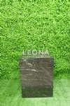 SQUARE MARBLE BLACK PLINTHS - square marble black plinths - 5    - Leona Party and Home