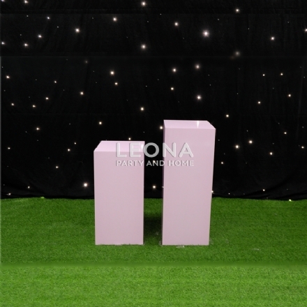 SQUARE VIOLET PLINTHS - square violet plinths - 1    - Leona Party and Home