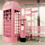 Telephone Booth Set - telephone booth set - 1    - Leona Party and Home