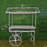 VINTAGE IRON CANDY CART - vintage iron candy cart - 1    - Leona Party and Home