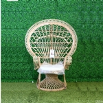 VINTAGE RATTAN PEACOCK CHAIR - vintage rattan peacock chair - 1    - Leona Party and Home