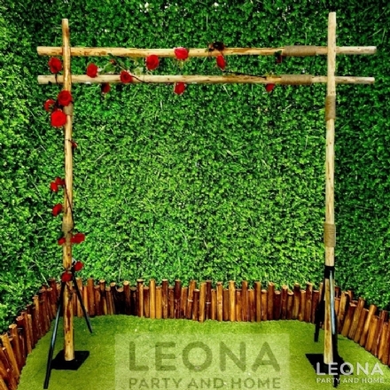 WOODEN ARCH - wooden arch - 1    - Leona Party and Home